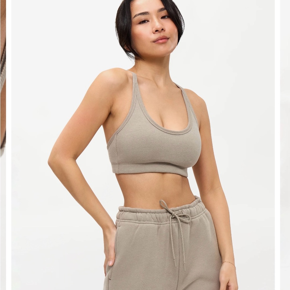 Buffbunny Plush Fleece Bralette - Neutral